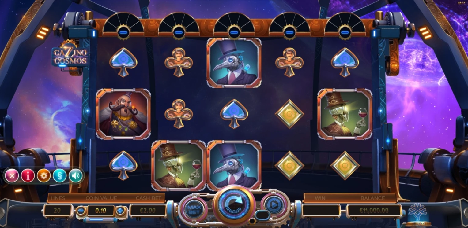 Cazino Cosmos door Yggdrasil